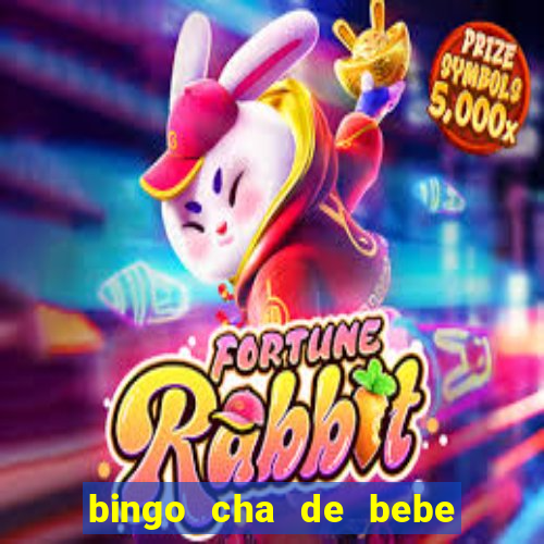 bingo cha de bebe cartelas para imprimir